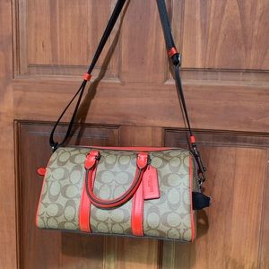 Coach leather bag, new with tags. 100% Authentic Limited Edition.